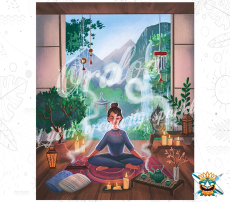 Meditation - Oraloa Diamond Painting Kunsttherapie-Set