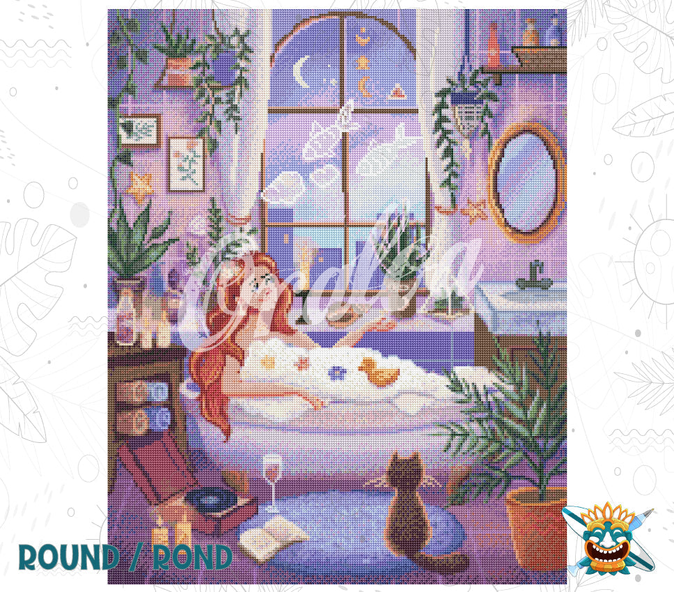 Endergebnis Oraloa Diamond Painting Meerjungfrau