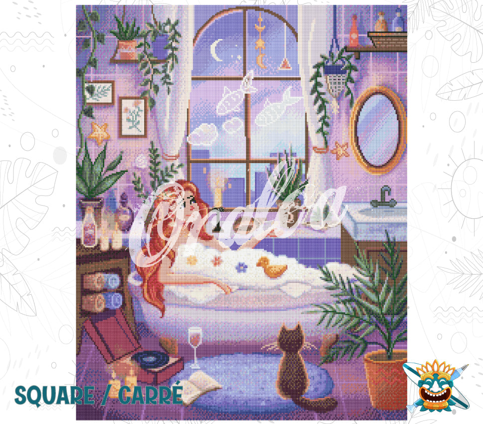 Beispiel Diamantstickerei Meerjungfrau - Oraloa Diamond Painting