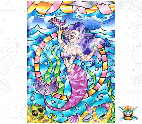 Diamantstickerei Mermaid Universe - Oraloa Diamond Painting kreativ