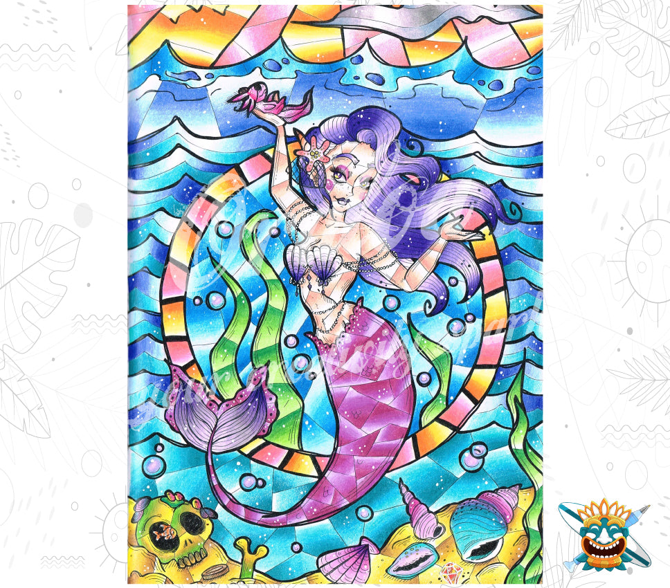 Diamantstickerei Mermaid Universe - Oraloa Diamond Painting kreativ