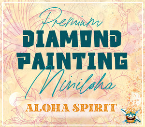Kit Diamond Painting Oraloa Kits Oraloa Miniloha - Aloha Spirit Edition - Entspannende Diamantstickerei