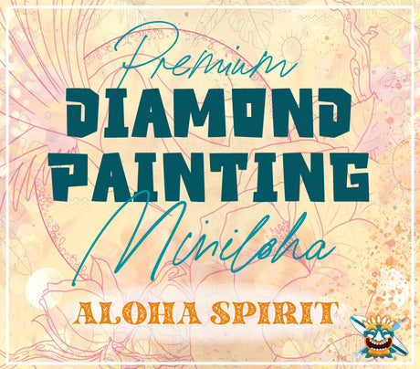 Kit Diamond Painting Oraloa Kits Oraloa Miniloha - Aloha Spirit Edition - Entspannende Diamantstickerei