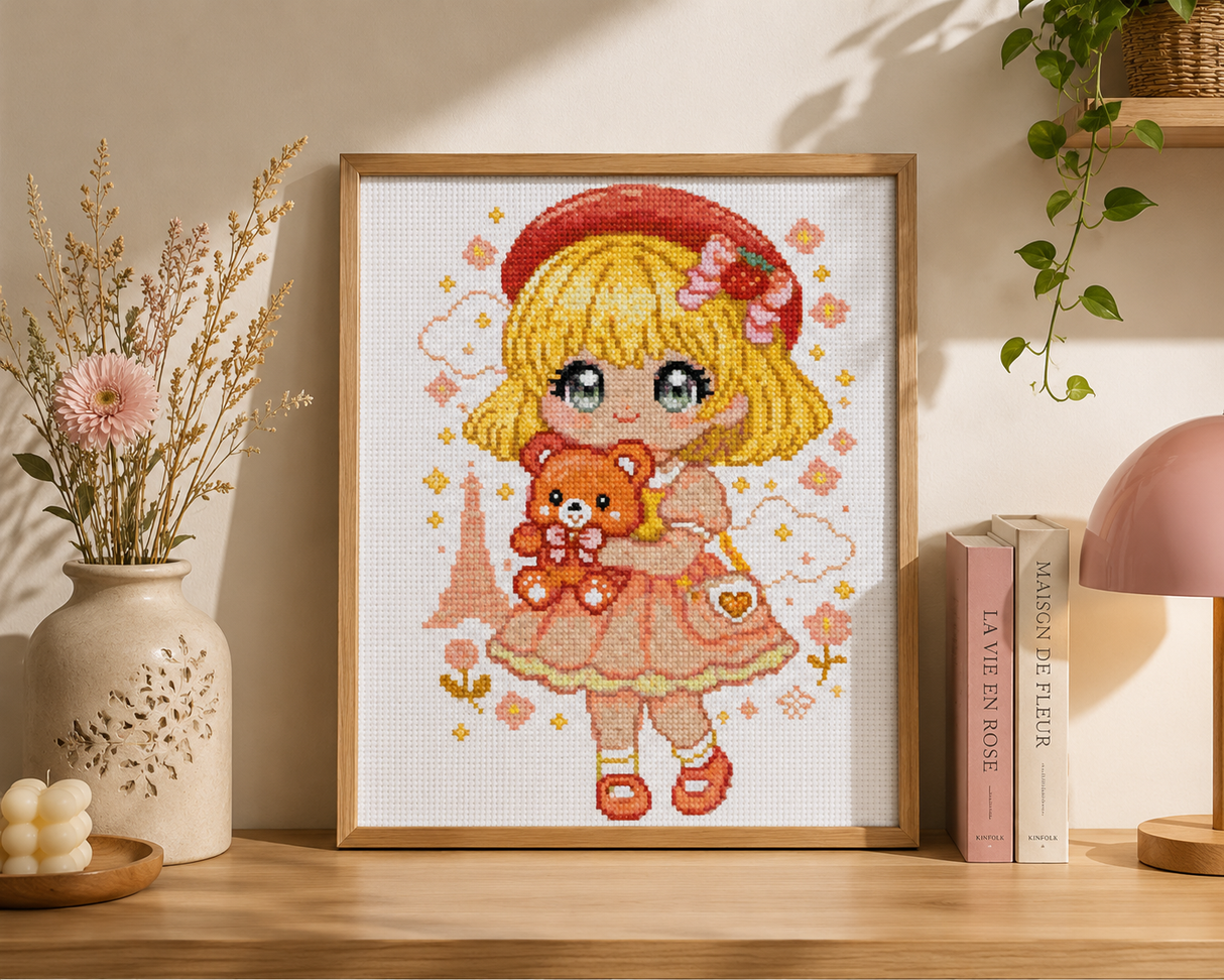 Pixel Hobby Oraloa - Paris Mädchen 