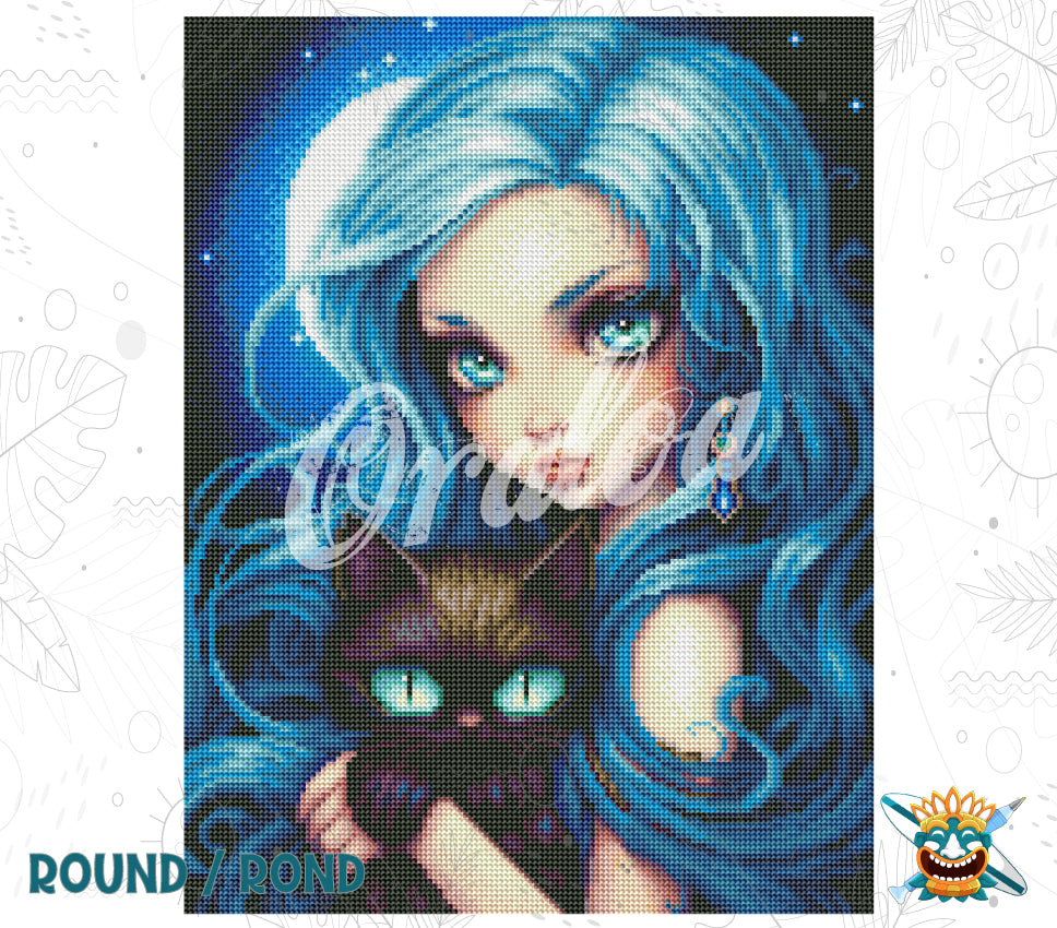 Vorschau Kit Oraloa Diamond Painting Moonlit Embrace