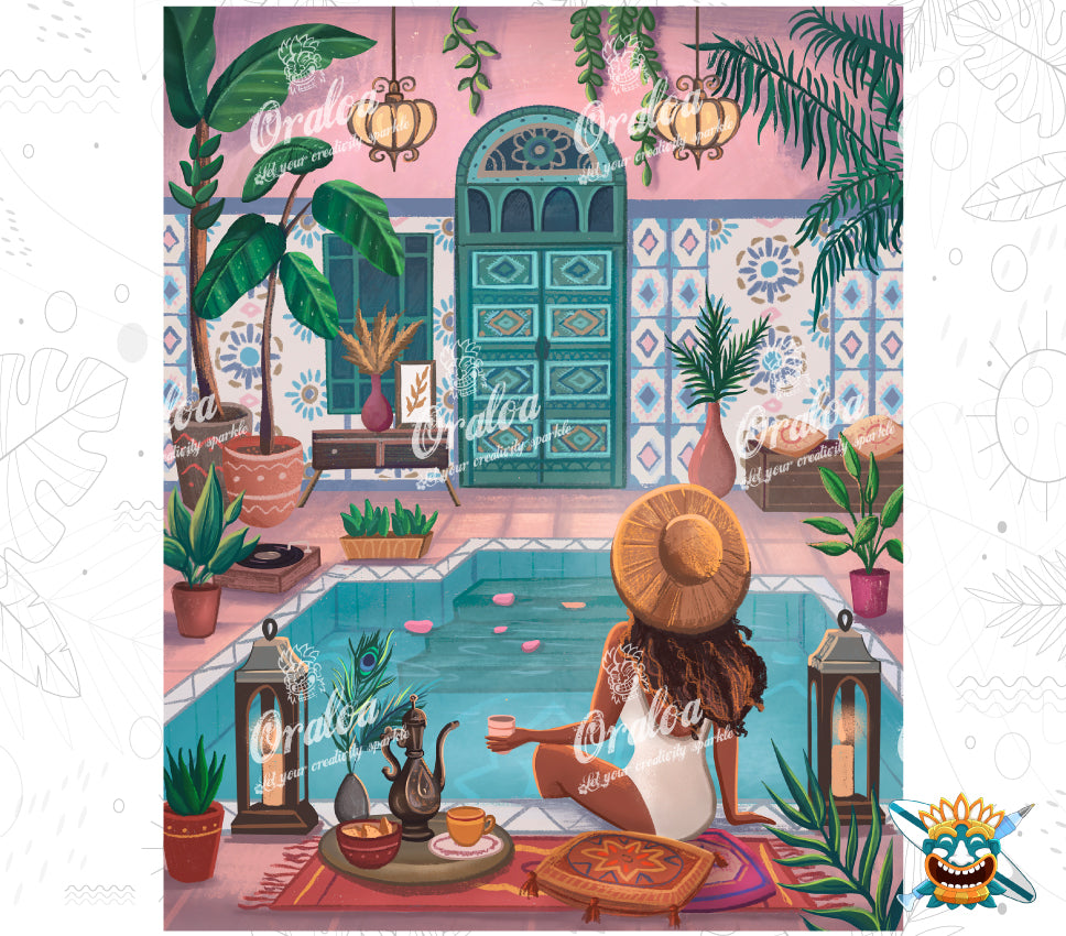 Diamond Painting Oraloa Oriental - Kreatives Diamantstickerei-Set