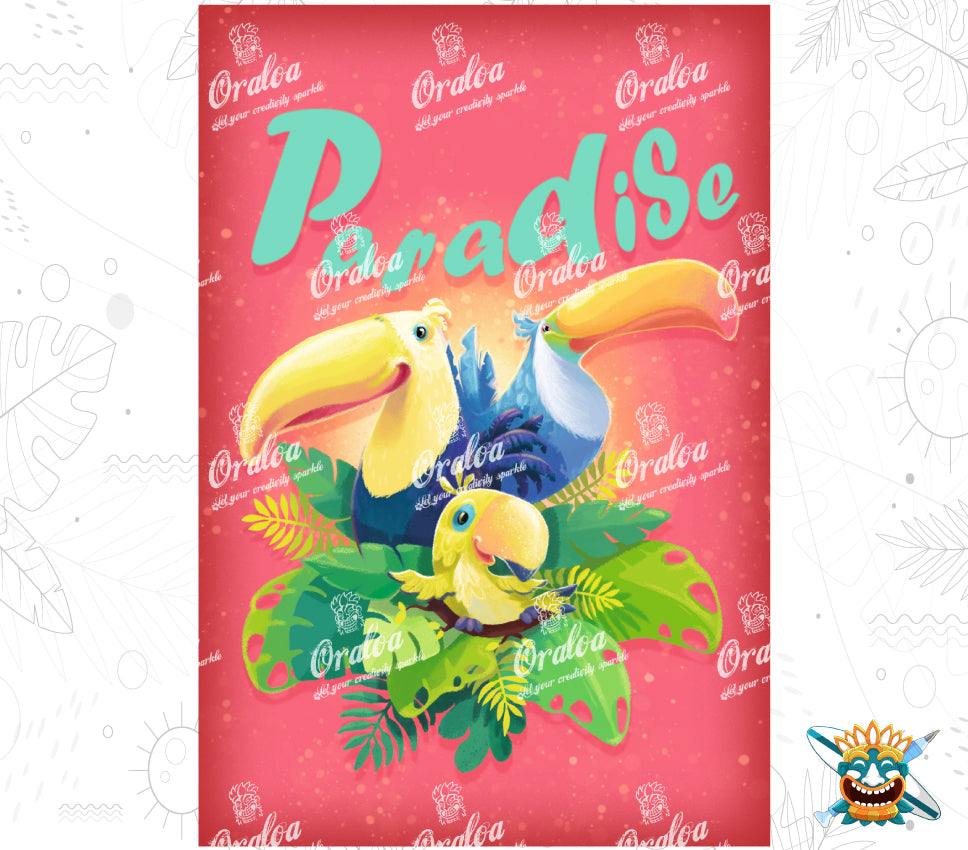 Paradise - Oraloa Diamond Painting art therapy kit