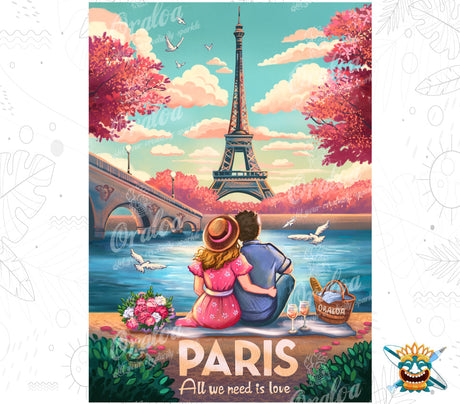 Paris - Oraloa Diamond Painting Kunsttherapie-Set