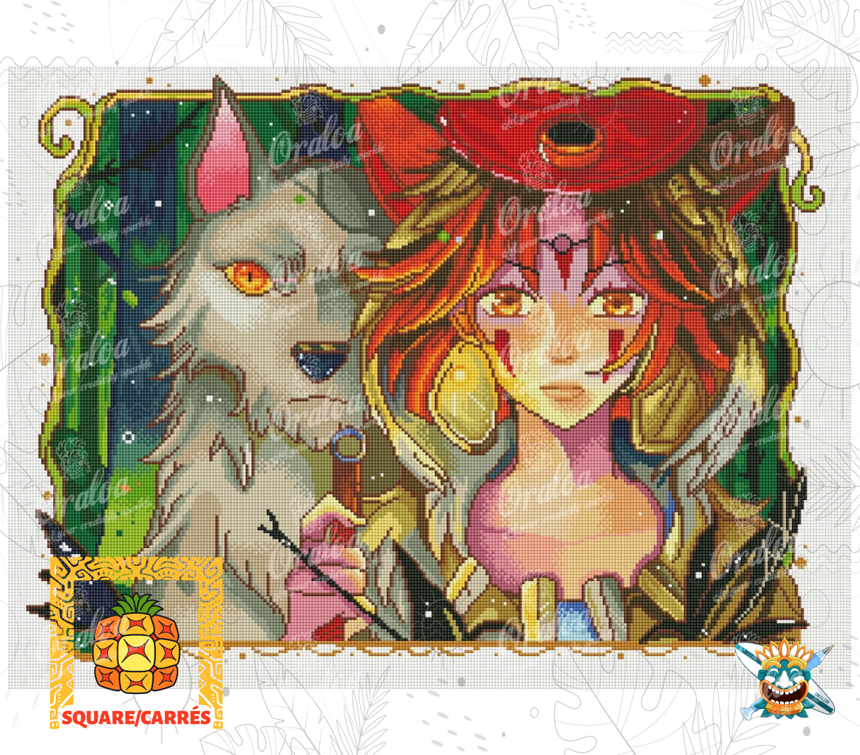 Ergebnis Diamond Painting Furious - Oraloa Kunsttherapie