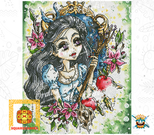 Beispiel Diamantstickerei Schneewittchen - Oraloa Diamond Painting