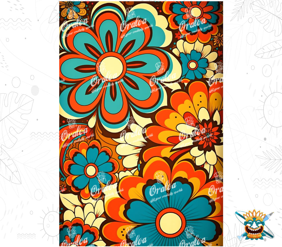 Kit Diamond Painting Oraloa Popflo - Entspannende Diamantstickerei