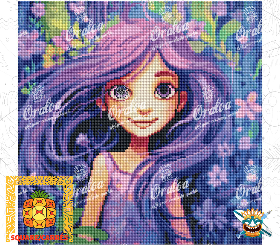 Vorschau Kit Oraloa Diamond Painting Purplelicious