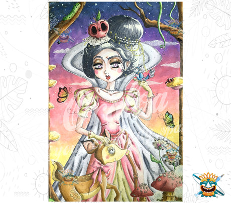 Oraloa Begegnung mit Lupin - Diamond Painting Kunsttherapie Komplettset