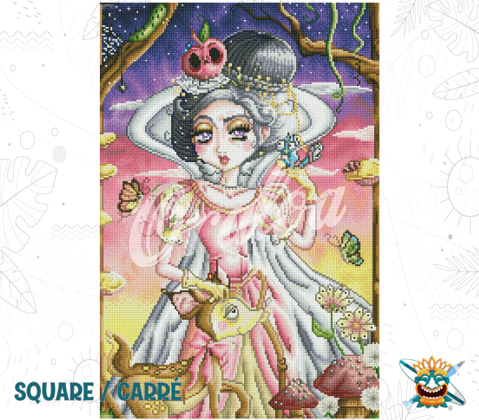 Resultado Diamond Painting Encuentro con Lupin - Oraloa arte terapia