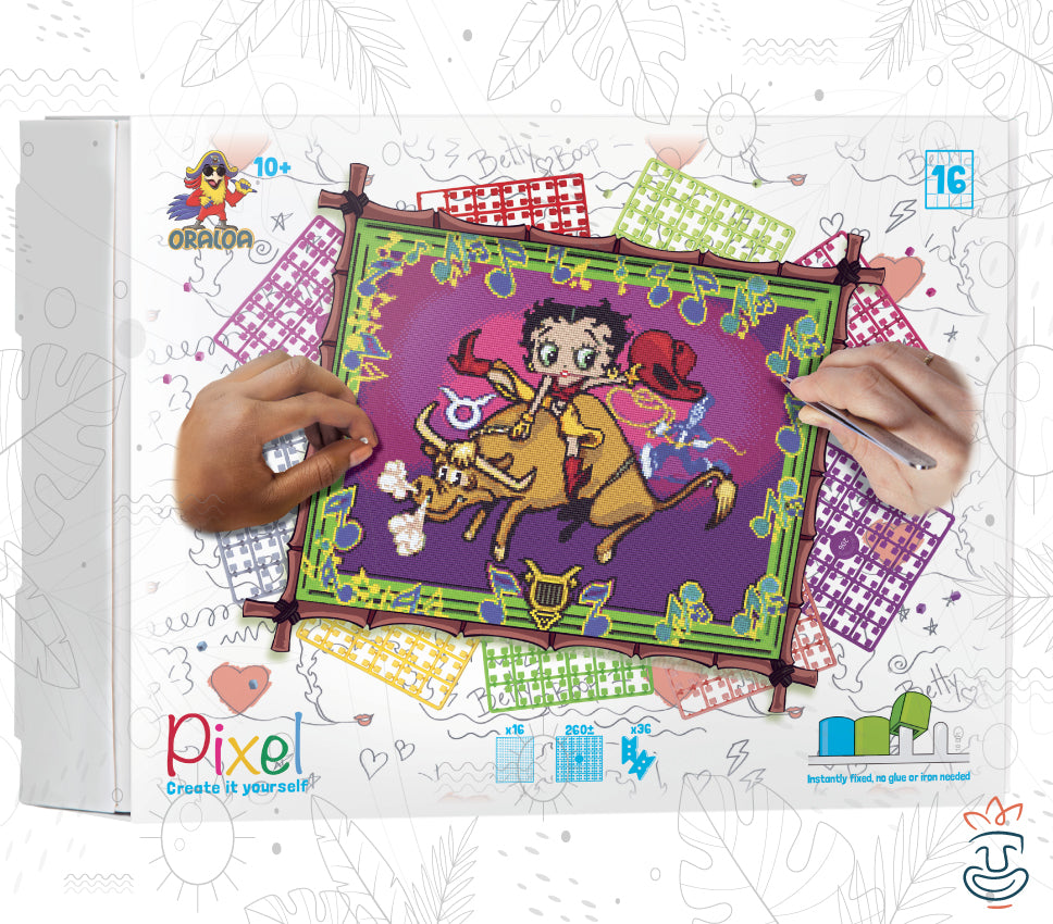 Pixel Hobby Oraloa - Betty Boop Stier 