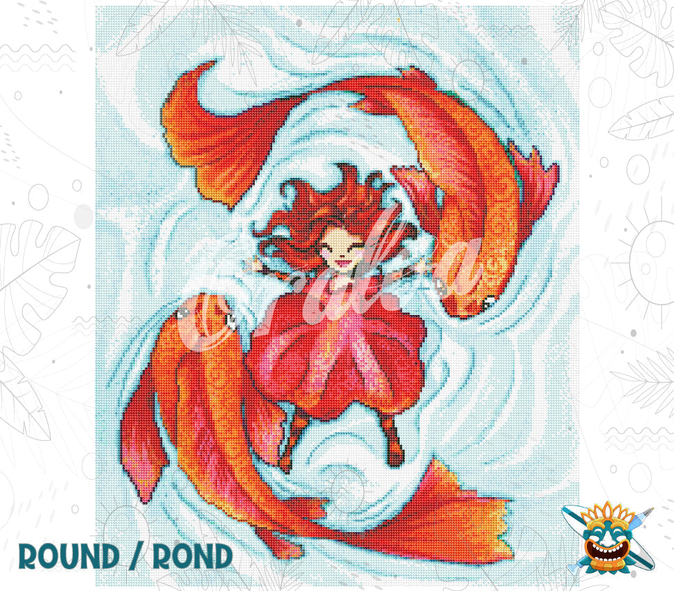 Ergebnis Diamond Painting Miss Rouge - Oraloa Kunsttherapie