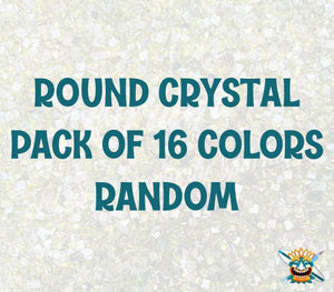 Diamond Painting Packung mit 16 zufälligen Farben Kristall Rund Oraloa.