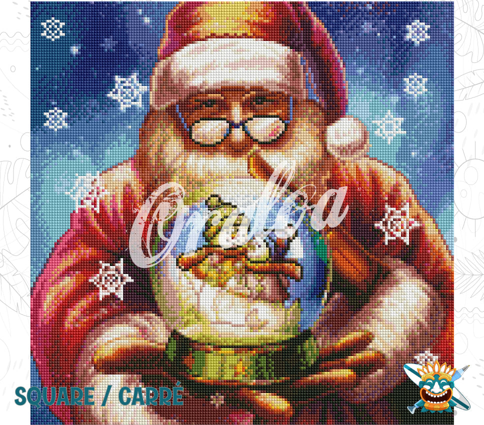 Ergebnis Diamond Painting Weihnachtsmann - Oraloa Kunsttherapie