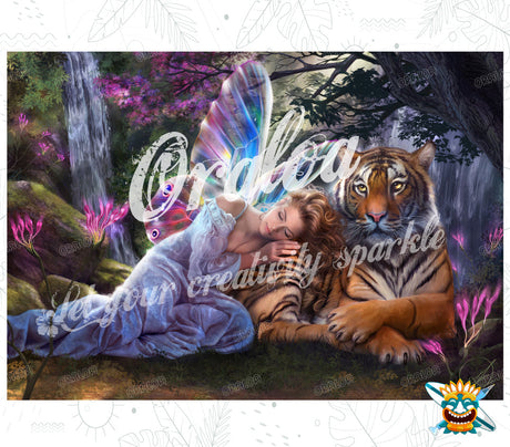 Oraloa My Sentinel - Diamond Painting vollständiges Art-Therapie-Set
