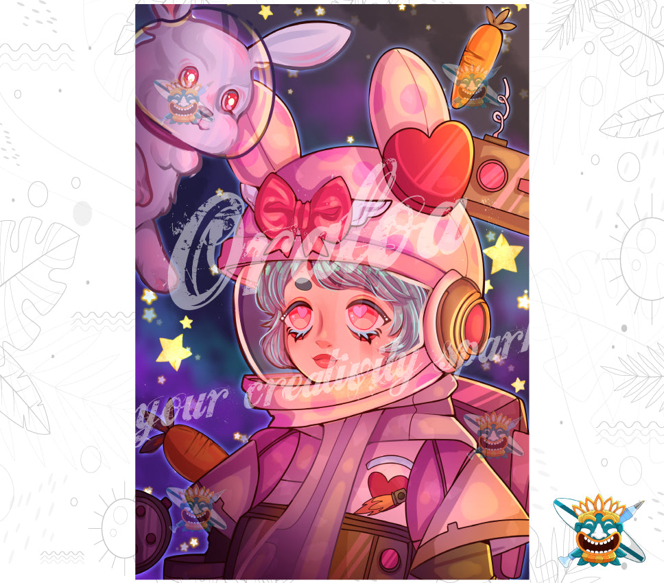 Diamond Painting Oraloa Space adventure - Kreatives Diamantstickerei-Set