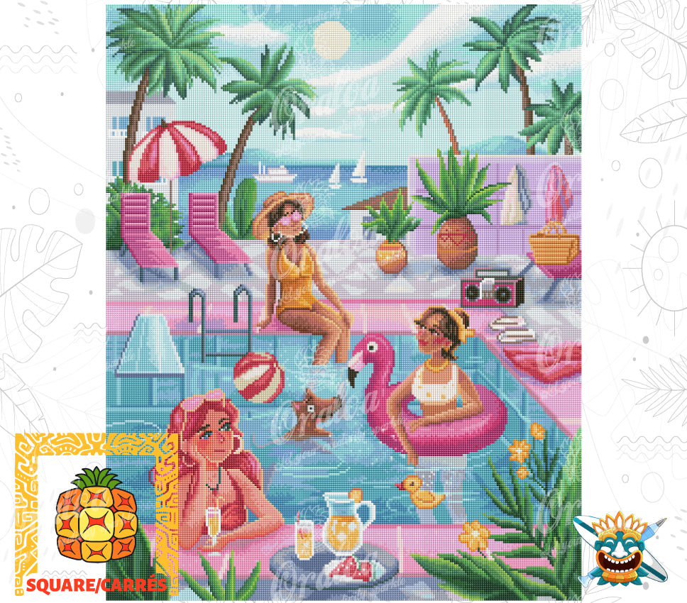 Vorschau Kit Oraloa Diamond Painting Summer Mood