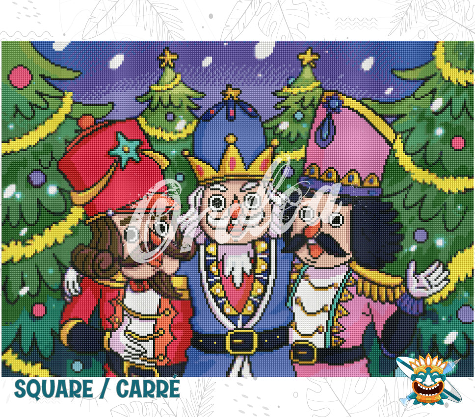 Ergebnis Diamond Painting The Nutcrackers - Oraloa Art-Therapie