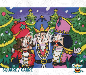 Ergebnis Diamond Painting The Nutcrackers - Oraloa Art-Therapie