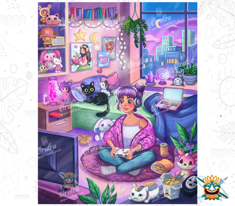 Diamantstickerei Tokyo by Night - Oraloa Diamond Painting kreativ