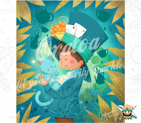Oraloa Totem Katze - Diamond Painting Kunsttherapie Komplettset