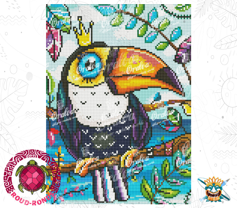 Vorschau Kit Oraloa Diamond Painting Der Tukan