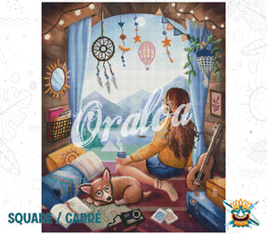 Endergebnis Oraloa Diamond Painting Traveller