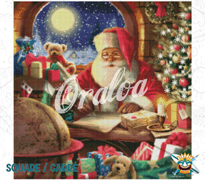Ergebnis Diamond Painting Ein Brief für Weihnachten - Oraloa Kunsttherapie