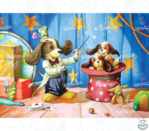 Dog Magician Oraloa - Diamond Painting entspannende Diamantstickerei