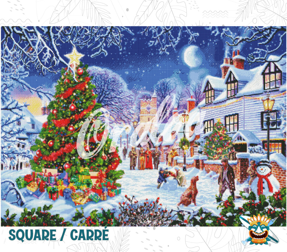 Ergebnis Diamond Painting Village Christmas - Oraloa Kunsttherapie