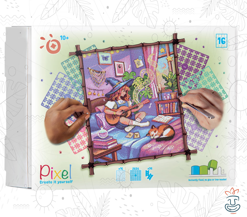 Pixel Hobby Oraloa - Hexenmädchen im Schlafzimmer