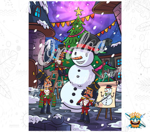 Christmas Workers Oraloa - Diamond Painting entspannende Diamantstickerei