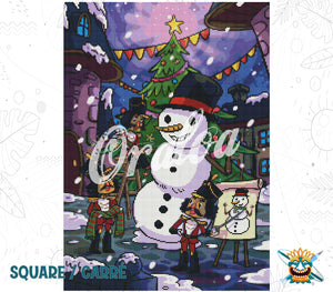 Ergebnis Diamond Painting Christmas Workers - Oraloa Kunsttherapie