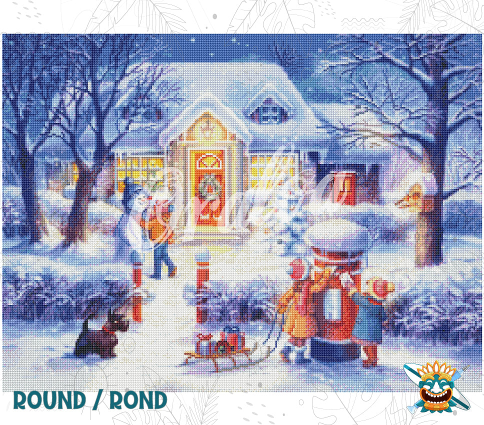 Zoom Diamond Painting Oraloa Xmas Night - Kreativset