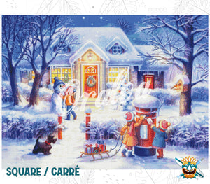 Ergebnis Diamond Painting Xmas Night - Oraloa Kunsttherapie
