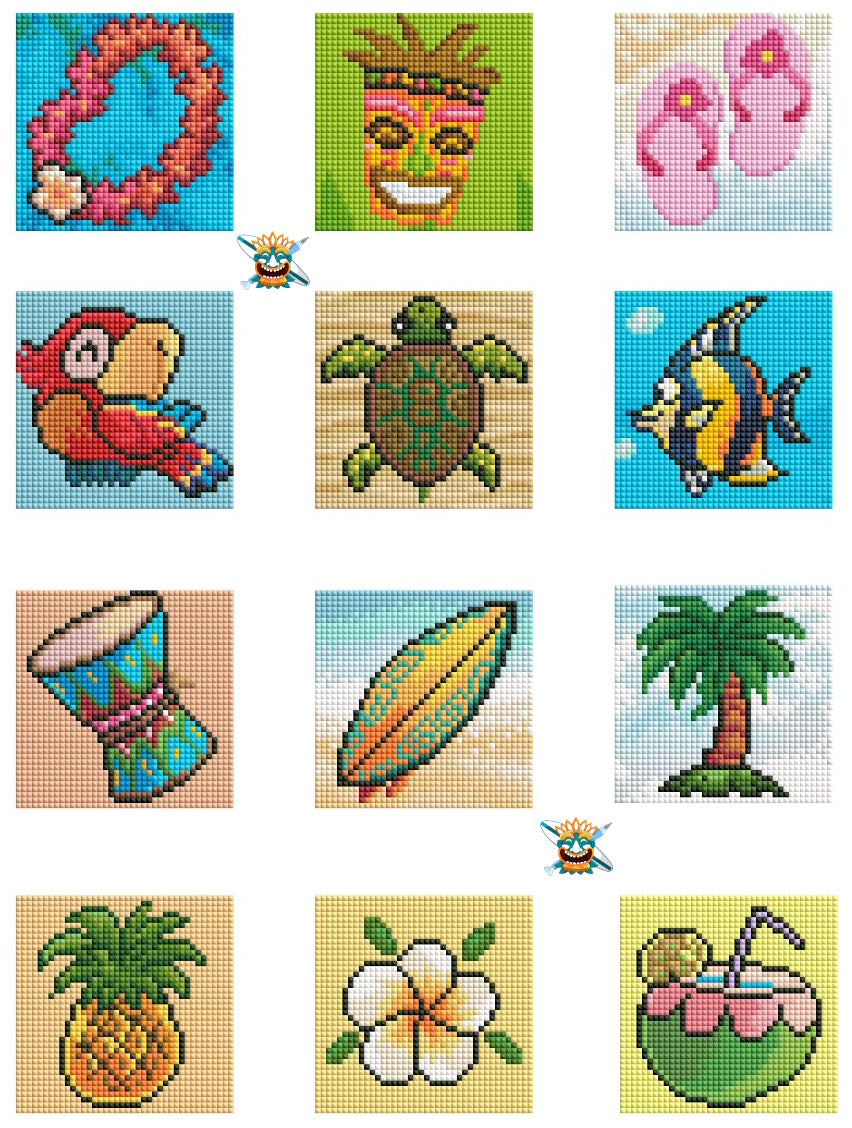 Endergebnis Oraloa Diamond Painting Kits Oraloa Miniloha - Aloha Spirit Edition