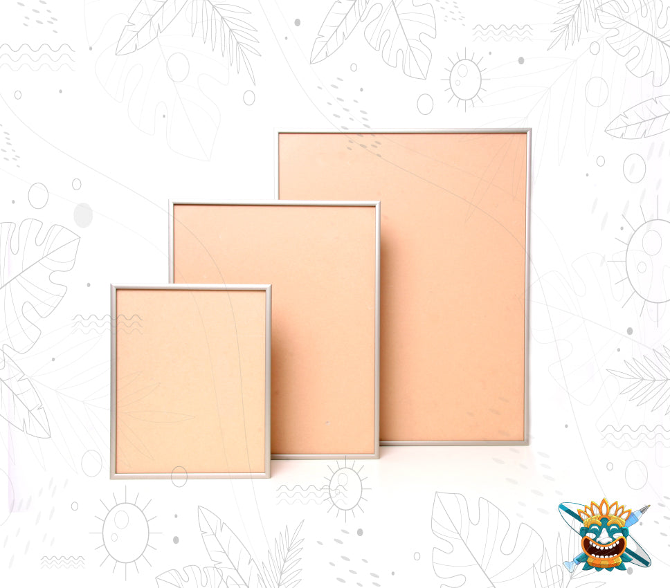 Oraloa Diamond Painting Pixel Hobby Rahmen 4 Platten Silber - Diamantstickerei-Kit Kunsttherapie