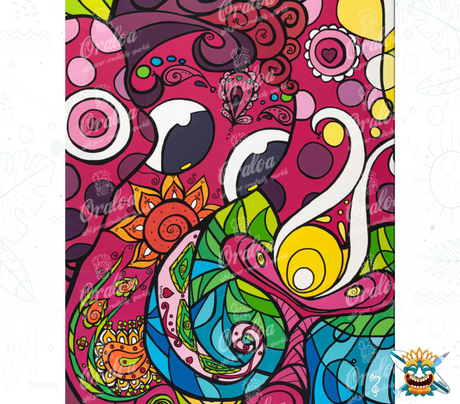 Diamond Painting Der Elefant wird wiedergeboren - Oraloa kreatives Diamantstickerei-Set