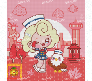 Amerika Mädchen 