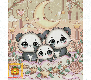 Die Panda-Familie