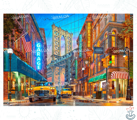 Oraloa Manhattan Bridge - Diamond Painting vollständiges Art-Therapie-Set