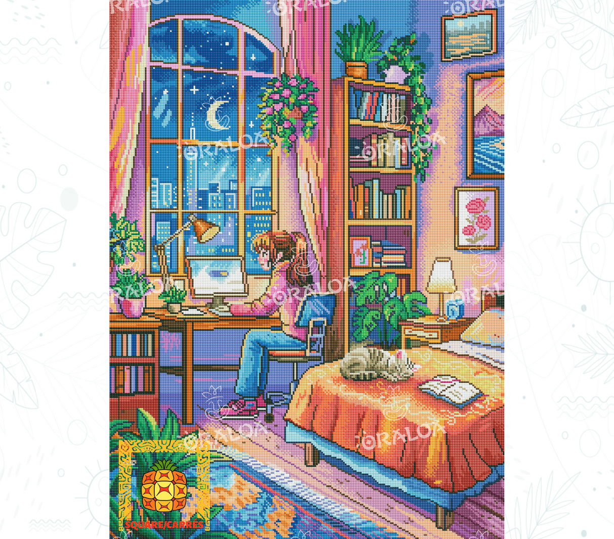 Zoom Diamond Painting Oraloa Sweet NYC - Kreativset