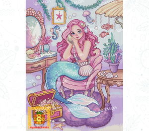 Detail Diamond Painting Ocean Room Oraloa - Diamantstickerei
