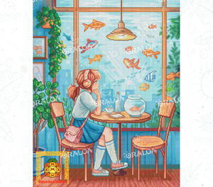 Ergebnis Diamond Painting Aquatic moment - Oraloa Kunsttherapie