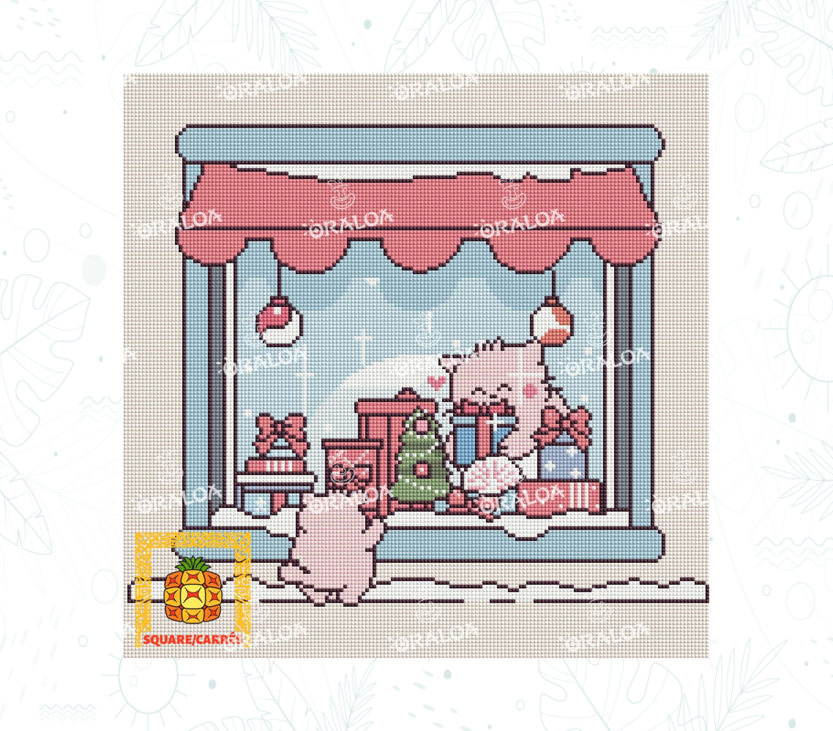 Vorschau Kit Oraloa Diamond Painting Christmas Shop