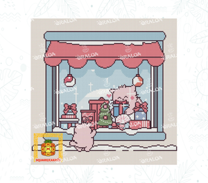 Vorschau Kit Oraloa Diamond Painting Christmas Shop